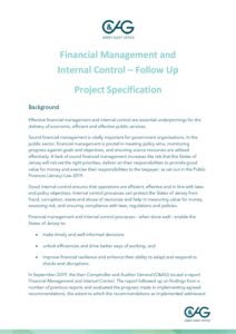 Final Project Specification - Financial Management and Internal Control